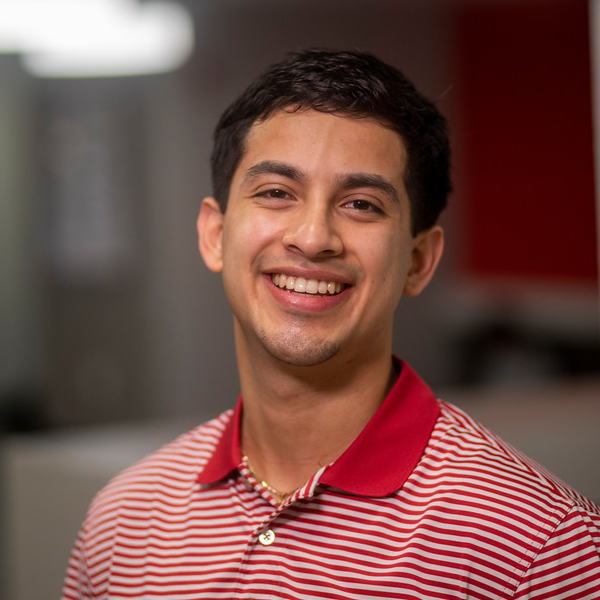 University of Louisiana at Lafayette accounting major Jose Pedroza.