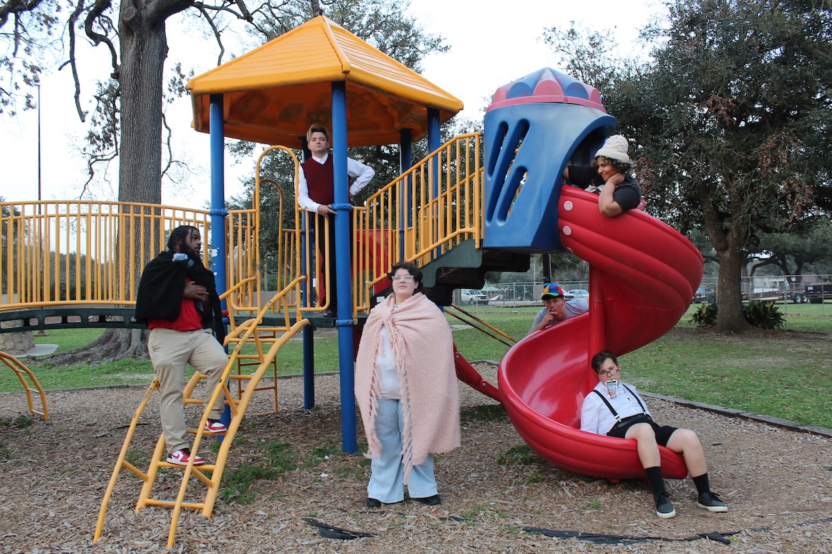 kids on playground