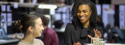 UL Lafayette faculty member and works with student