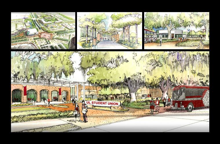 Sscreenshot of the University's master plan